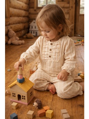 Baby Hola 0-24 Ay Kız Bebek Çocuk Pul Payet Detay Ikili Takım Bronz 2004