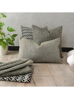 Arion 3'lü Kombin Set Dokuma Kırlent Kılıfı 2 Adet 43X43 1ADET 30X50