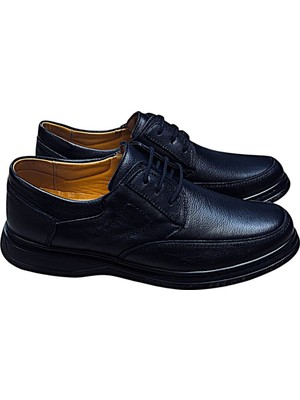 KAFKASLAR AYAKKABI Tam Ortopedik Diabet Hakiki Deri Ipli Erkek Baba Düz Taban Ayakkabı