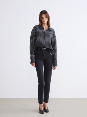 Soulife Çizgili Kadın Gömlek