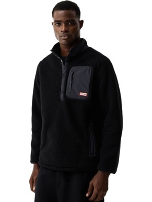 Hunter Athol Half Zip Borg Fleece Jacket