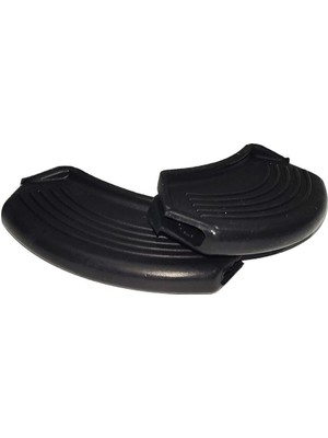 Royal Gross Modern Metal Yuvarlak Yan Sehpa - Siyah Dekoratif Antrasit Paslanmaz Fırın Boyalı Servis Sehpası