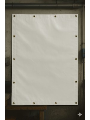 Branda Noktası Kolay Montaj Her Ölçüde Su Geçirmez Kuşgözü Kapsüllü Balkon, Gölgelik, Polyester Dokuma Branda M²/230 gr