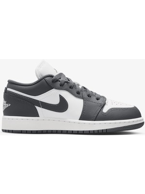 Nike Air Jordan 1 Low 'ıron Grey Summit White' Gs Sneaker Günlük Spor Ayakkabısı 553560-044