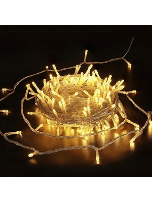 10 Metre 100 Ledli Fişli Dekor Işık Yılbaşı ve Organizasyonlar Için