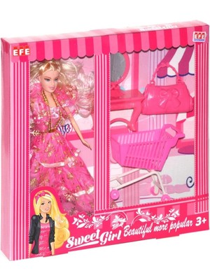 Belle Fusion Bfs Nessiworld 221 G-M  Sweet Gırl Gardolaplı -Market Arabalı