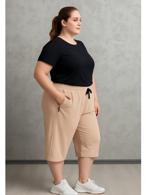 Quits Kids QKBYN-2325-BATTAL Beden Bayan Düz Kapri