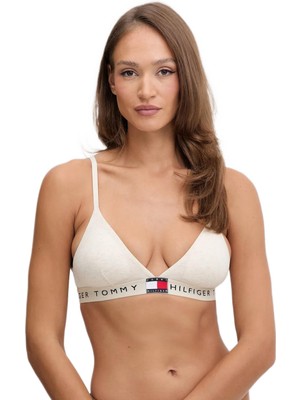 Tommy Hilfiger Tommy Kadın Bej Üçgen Sütyen UW0UW06224