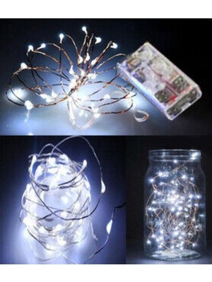 5 Metre Çok Fonksiyonlu Beyaz Peri LED ile Dekorasyon Keyfi