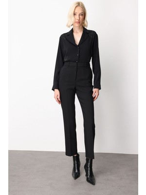 Ekol Yan Cepli Boru Paça Pantolon 5015