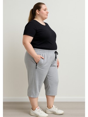 Quits Kids QKBYN-2325-BATTAL Beden Bayan Düz Kapri