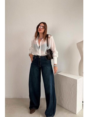 Et Koyu Lacivert Straight Jean