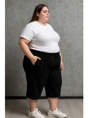 Quits Kids QKBYN-2325-BATTAL Beden Bayan Düz Kapri