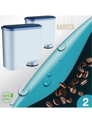 Solo Barista Philips Aquaclean Kahve Makinesi Kireç Önleyici Su Filtresi (2 Adet)
