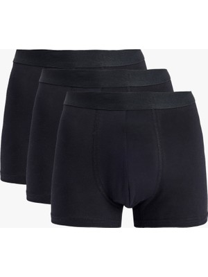Koton Basic Regular Fit Pamuklu 3'lü Boxer Seti