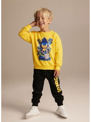Matu Official Matu Kids Sonic Baskılı Erkek Çocuk Alt-Üst Eşofman Takım 3-10 Yaş
