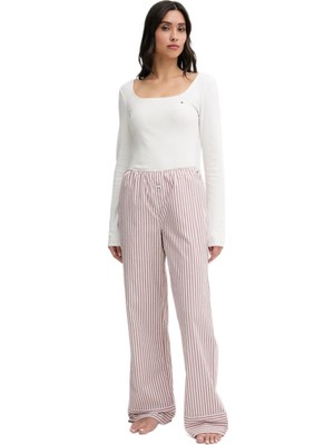 Tommy Hilfiger Kadın Kırmızı Pijama Takımı UW0UW06143