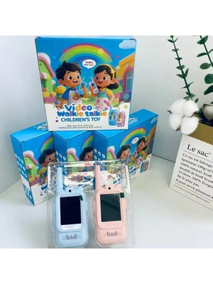 Arell Teknoloji Akıllı Çocuk Telsizi Smart Görüntülü Konuşma 4 Farklı Ses Efekti Walkie Talkie 2 Adet Oyuncak Telsiz