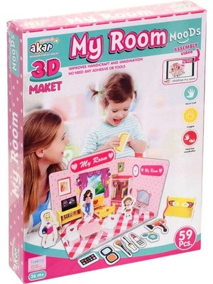 Belle Fusion Bfs   Benim Odam Maket 3 Boyutlu Puzzle