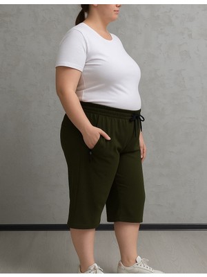 Quits Kids QKBYN-2325-BATTAL Beden Bayan Düz Kapri