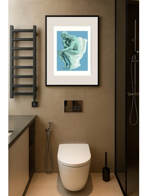 Koi Art Design Siyah Çerçeveli Tek Parça Modern Temalı Yüksek Kalite Uv Basklı Tablo