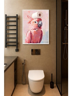 Koi Art Design Beyaz Çerçeveli Tek Parça Modern Temalı Yüksek Kalite Uv Basklı Tablo