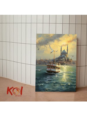 Koi Art Design Karışık Temalı Tek Parça Modern Tasarımlı Yüksek Kalite Uv Basklı Mdf Tablo