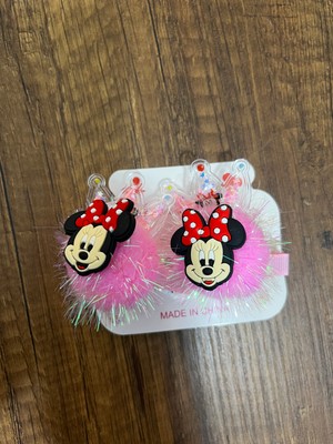 Gülümse Gel Kız Çocuk Minimaus Figürlü 2'li Peluş Pelüş Pens Toka Pensli Toka Seti