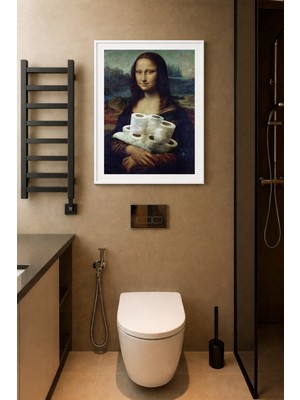 Koi Art Design Beyaz Çerçeveli Tek Parça Modern Temalı Yüksek Kalite Uv Basklı Tablo