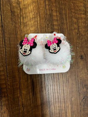 Gülümse Gel Kız Çocuk Minimaus Figürlü 2'li Peluş Pelüş Pens Toka Pensli Toka Seti