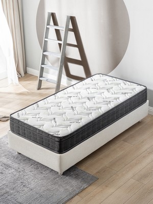 Homefy Aloevera Ortopedik Yaylı Yatak – Orta Sertlik, 23 cm Yükseklik Ideal Uyku Konforu