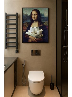 Koi Art Design Siyah Çerçeveli Tek Parça Modern Temalı Yüksek Kalite Uv Basklı Tablo