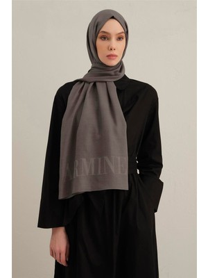 Armine Logo Drop Pamuk Ipek Şal 2 20