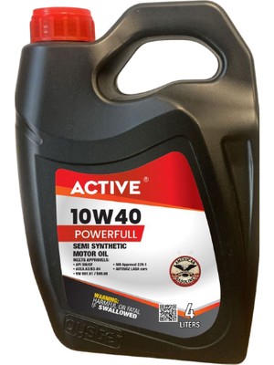 Active Actıve Powerfull 10W40 - 4 Litre