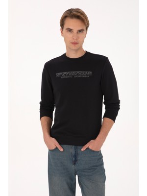 U.s. Polo Assn. Erkek Siyah Sweatshirt 50308686-VR046