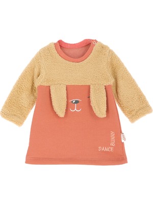 Modanino Kız Bebek Peluş Elbise 6-12AY 12474