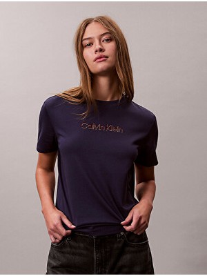 Calvin Klein Kadın Classic Foil T-Shirt