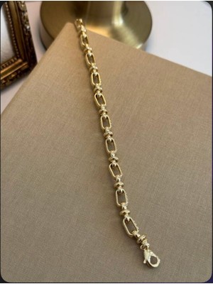 14K Düğüm Detaylı Bileklik