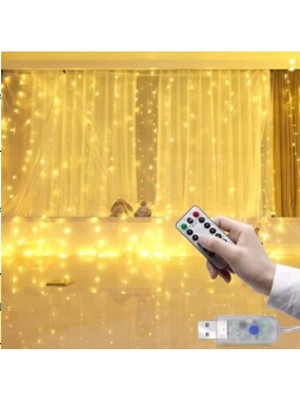 İlkyaz Fashion Peri Perde LED 3*3m 300 LED Gün Işığı
