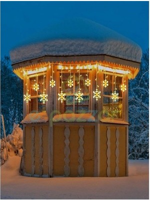 İlkyaz Fashion Kar Tanesi 8 Fonksiyonlu 3m 12 Saçaklı