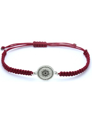 Canka Güneş Makrome Gümüş Dizayn Bileklik