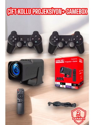 Hsc Bilişim 2000+ Oyun ve Popüler Uygulama Destekli Çok Fonksiyonlu Projeksiyon