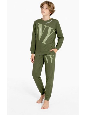 Tarık Erkek  Çocukpenye Uzun Kol Pijamatakımı