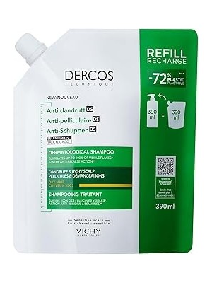 SHC4200 Dercos Anti-Dandruff Kepek Karşıtı Refill Şampuan Kuru Saçlar 390 ml