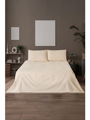 Soley Mix & Match | Noelle %100 Pamuk Çift Kişilik Çarşaf Seti