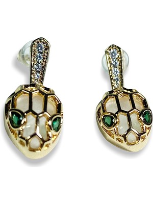 Sphere Jewelry Sallantılı Yılan Çelik Küpe