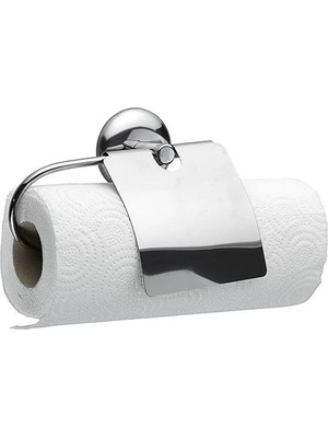 BT Teknik Dekoratif Kapaklı Paslanmaz Kağıt Havluluk Rulo Havlu Tutacağı