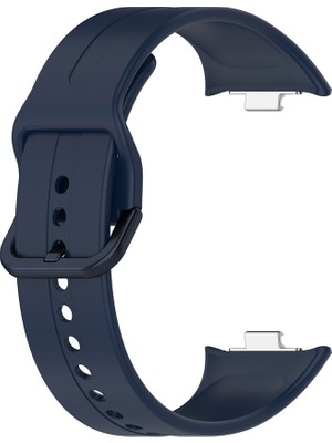 Dexmon Xiaomi Redmi Watch 4 5 6 / Xiaomi Smart Band 9 Pro 8 Pro Uyumlu Tokalı Çizgi Desenli Silikon Kordon