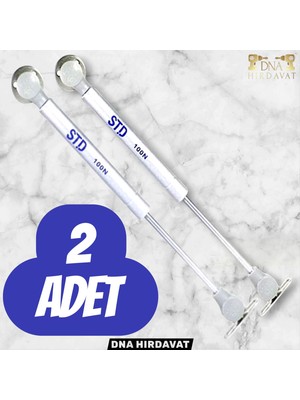 Dna Hırdavat Dolap Kapak Pistonu Mutfak Dolap Kapağı Gazlı Amortisör Pistonu 100N - 27CM (2 Adet)