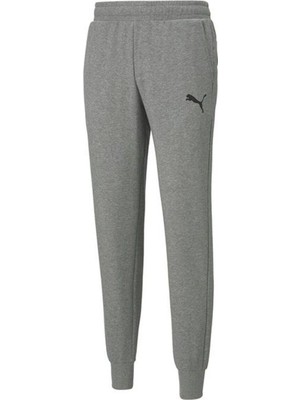 Puma Ess Logo Pants-Medium Gray Heather-Cat Eşofman Altı